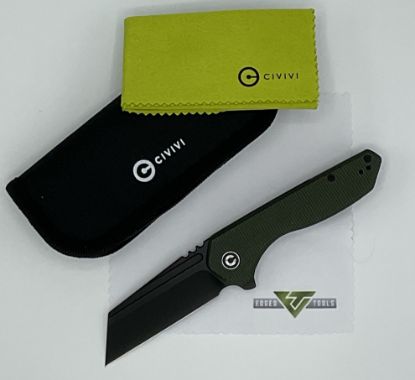 Civivi ExOne Green Micarta