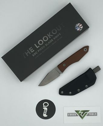 BIGiDESIGN The Lookout MagnaCut Brown Micarta - Front
